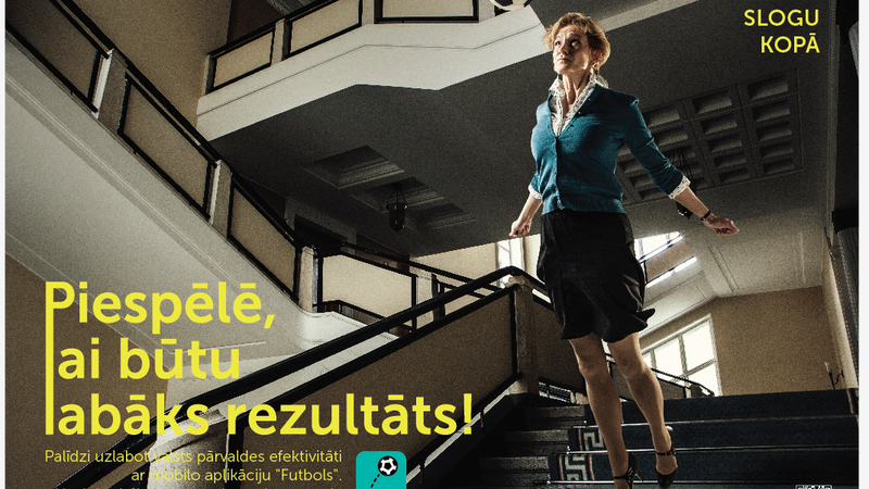 Valsts kancelejas mobilā aplikācija Futbols ierindota starp labākajām pasaulē