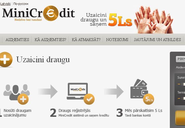Ātro kredītu reklāmās noklusē riskus
