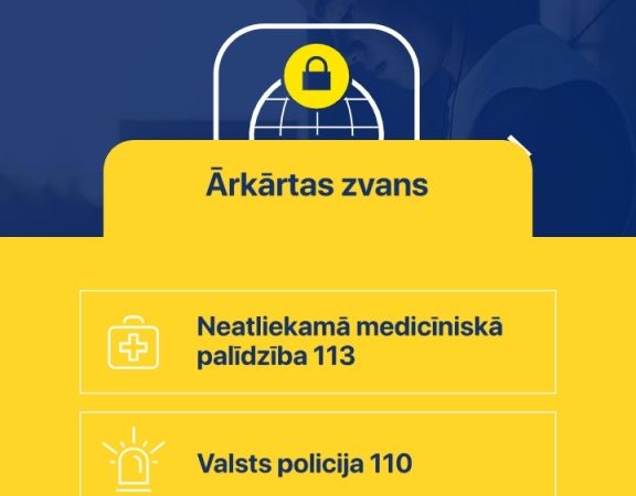 Pilnveidotas mobilās lietotnes Mana drošība funkcijas