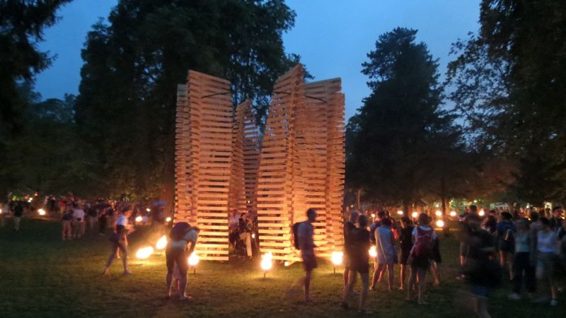 Kārsavā radīta vides objekta kopija nokļūst prestižā mākslas festivālā