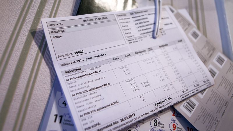 Papīra rēķina saņemšanas izmaksas no 0,29 līdz 1,21 Ls