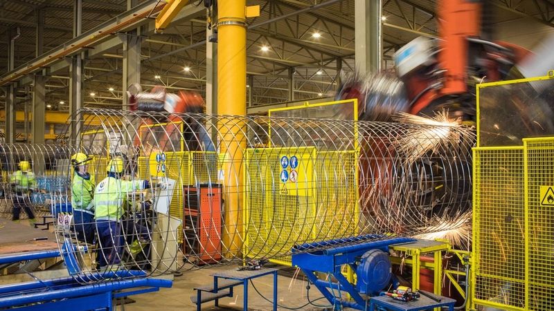 FOTO: Nord Stream 2 uzsāk cauruļvada būvniecību Somijā