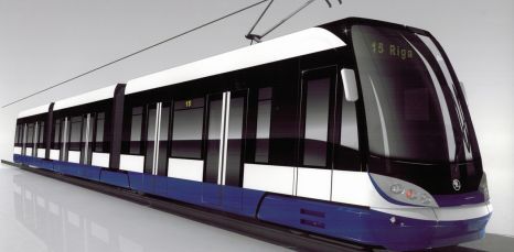 Pirmais zemās grīdas tramvajs ir klāt