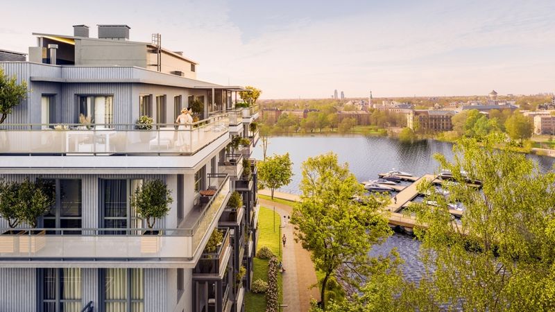 FOTO: Pro Kapital Grupp plāno investēt 130 miljonus eiro dzīvojamajā kvartālā Klīversalā