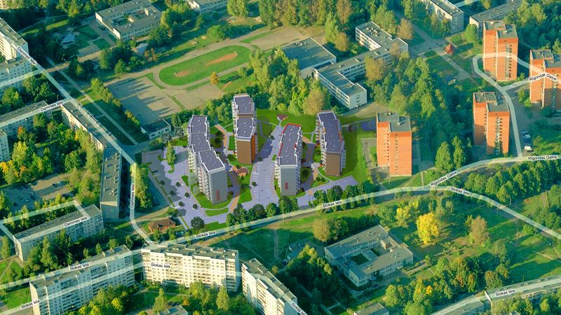 Augot aktivitātei jauno projektu tirgū, Imantā uzsāk jauna mājokļu kompleksa būvi