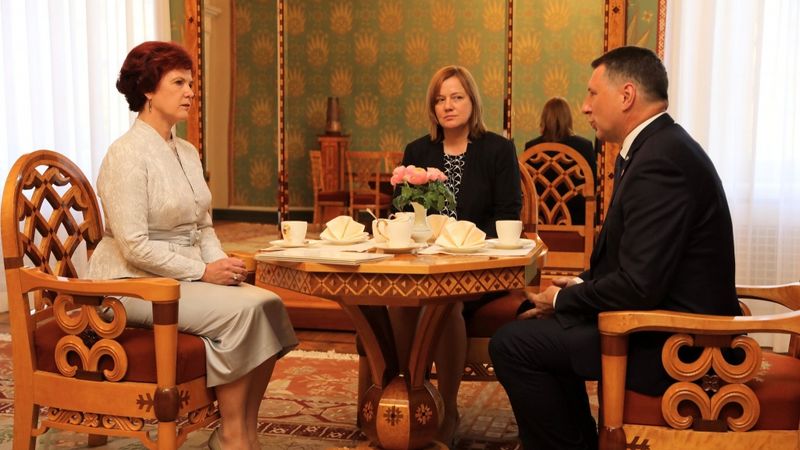Akreditācijas vēstules saņem Latvijas vēstniece Itālijā Solvita Āboltiņa