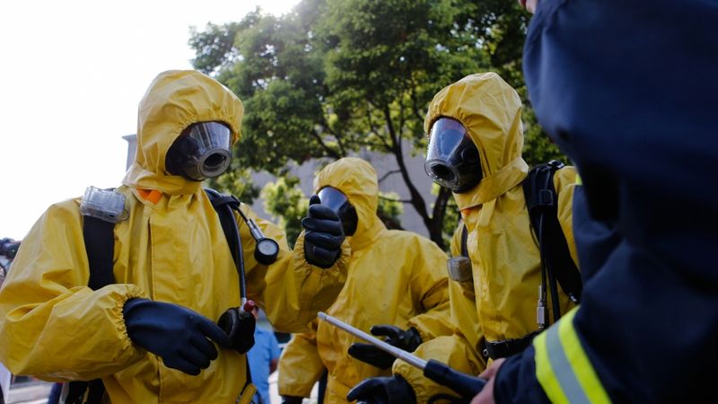 Ķengaragā imitēs amonjaka noplūdi