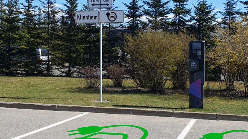 Getliņi EKO piedāvā arī elektroauto uzlādes iespējas