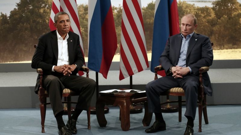 Fotogrāfija, kas izsaka visu: Putins un Obama