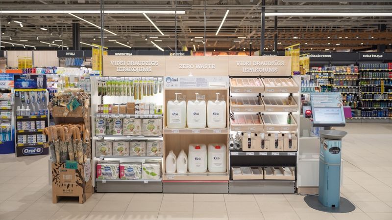 Rimi paplašina beziepakojuma produktu tirdzniecību