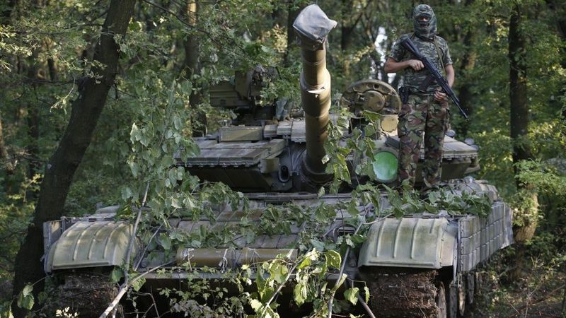 Ukrainas austrumos parādījušies «zaļie cilvēciņi»