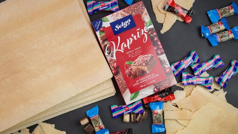 Orkla Latvija investējusi 800 000 eiro jaunas vafeļu cepšanas krāsns iegādē