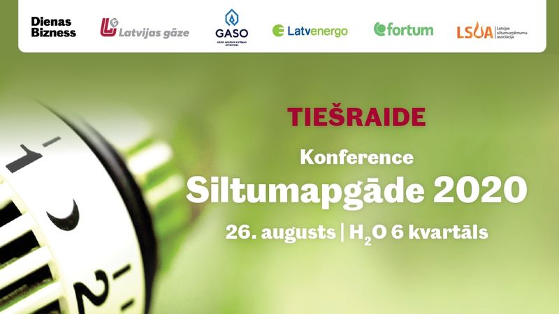 Tiešraide: Konference Siltumapgāde 2020