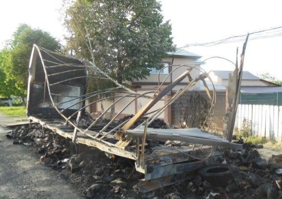 Apdrošinātājs izmaksā 38 122 eiro par nodegušu zābaku kravu