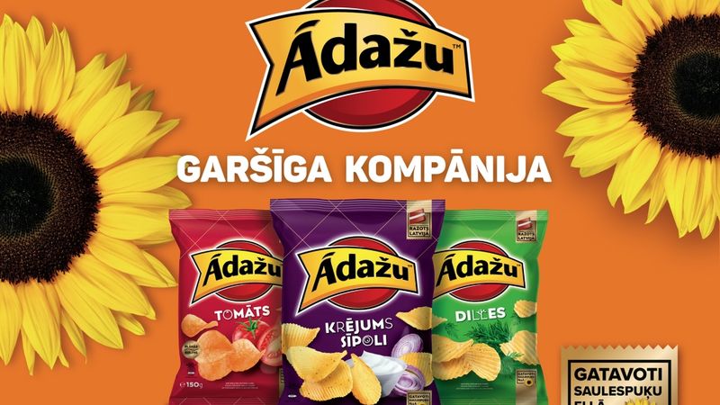 Ādažu Čipsos palmu eļļa aizstāta ar saulespuķu eļļu