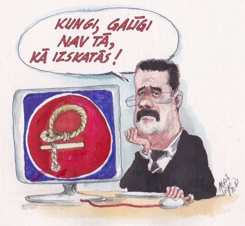 Karikatūra: Agris Liepiņš
