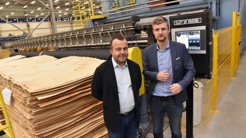 Ieguldot 40 miljonus eiro, AmberBirch plāno dubultot finiera ražošanas jaudas