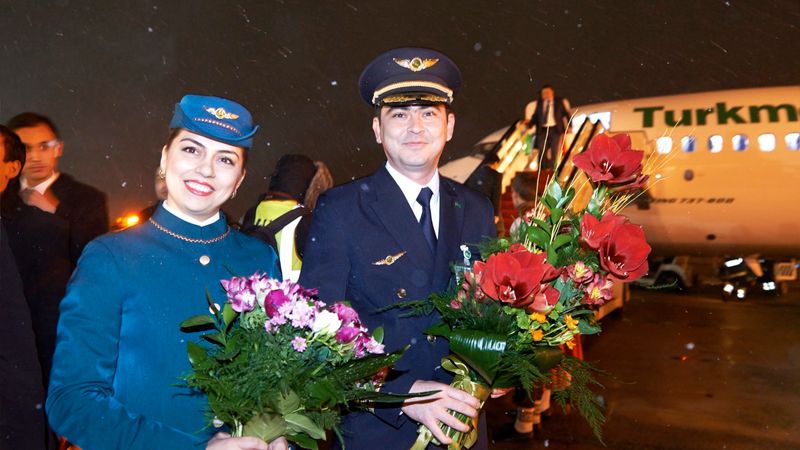 Lidostā Rīga darbu uzsāk Turkmenistan Airlines