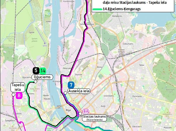Rīgā būtiski mainīsies tramvaju maršrutu tīkls