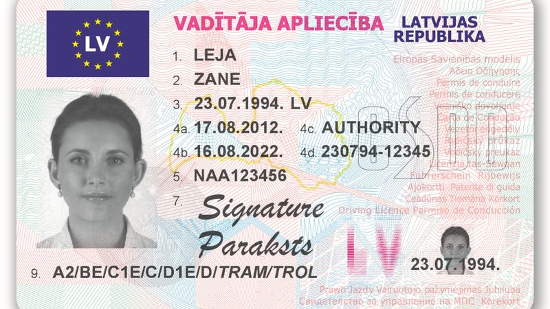 CSDD izsniegusi jau 4,5 tūkstošus jaunā parauga tiesību