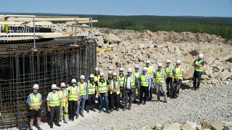Enefit Green licis pamatakmeni Tolpanvaara vēja parkam Somijas ziemeļos