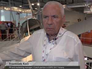 VIDEO: Čehijas Expo paviljonā dominē nākotnes lidmašīna