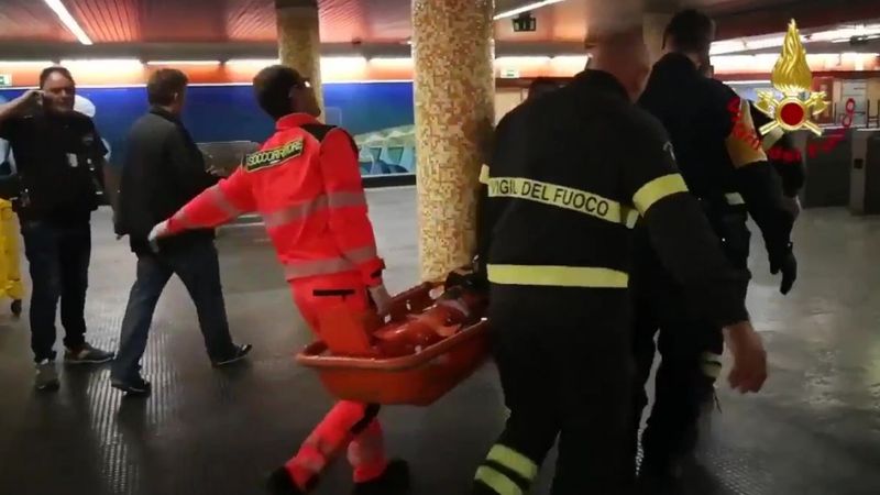 Negadījumā ar eskalatoru Romas metro stacijā ievainoti 24 cilvēki