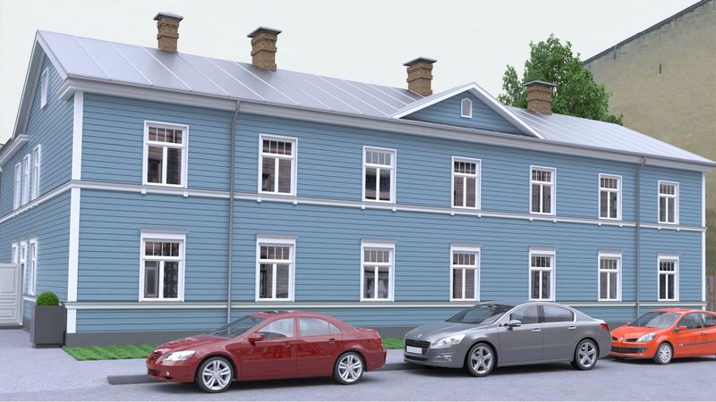 Grīziņkalnā renovēs vienu no Rīgas koka namu pērlēm
