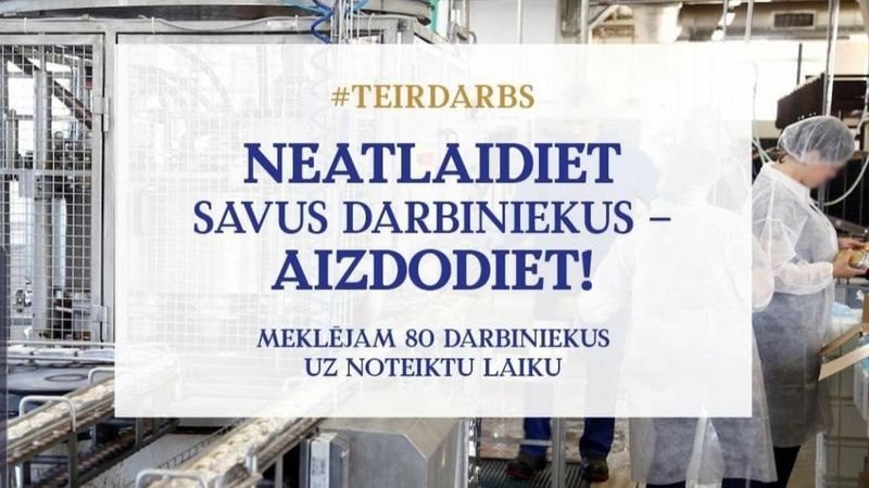 Aicina neatlaist darbiniekus, bet aizdot tos