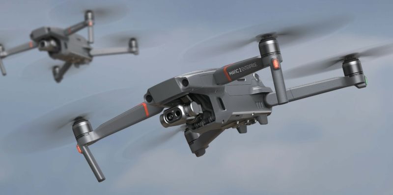 DB testē dronu DJI Mavic 2 Enterprise