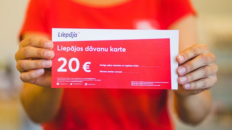 Liepāja izveido savu dāvanu karti