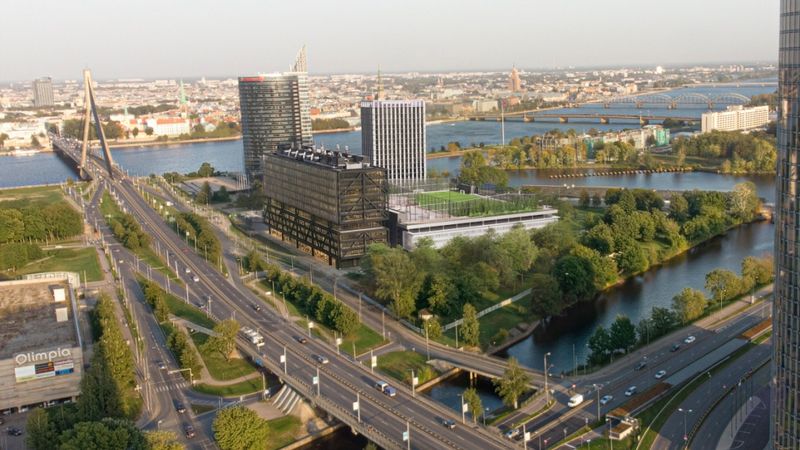 Preses Nama Kvartāla A klases biznesa centrā sākas iekšdarbi