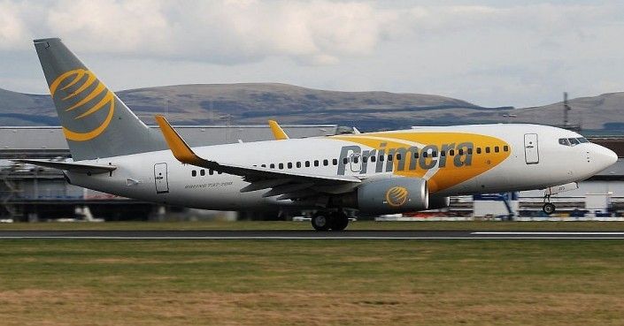 Papildināta - Latvijā bāzētā aviokompānija Primera Air bankrotēja, jo auga par ātru