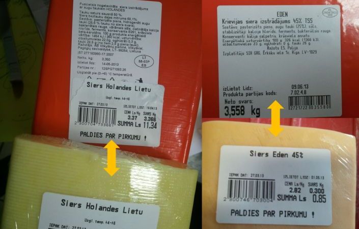 Papildināta - Siera izstrādājumus atkal uzdod par sieru