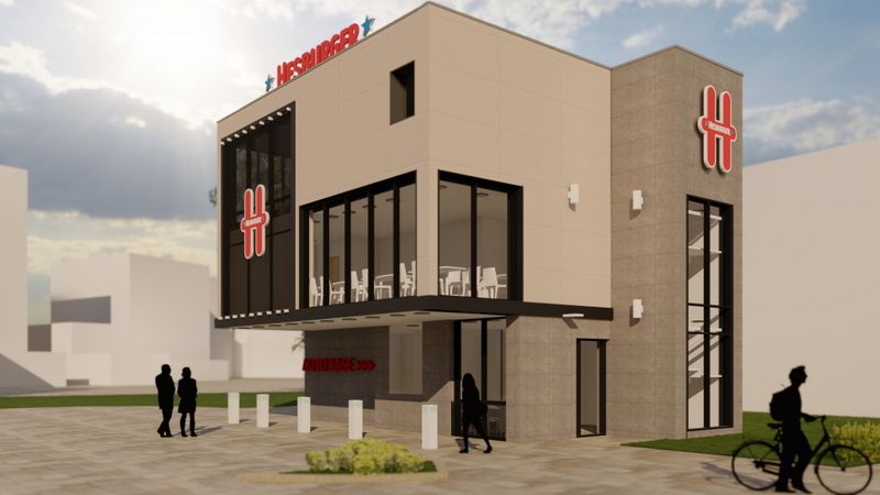 Hesburger būvē jaunu ēstuvi ar auto kases pakalpojumu Satekles ielā