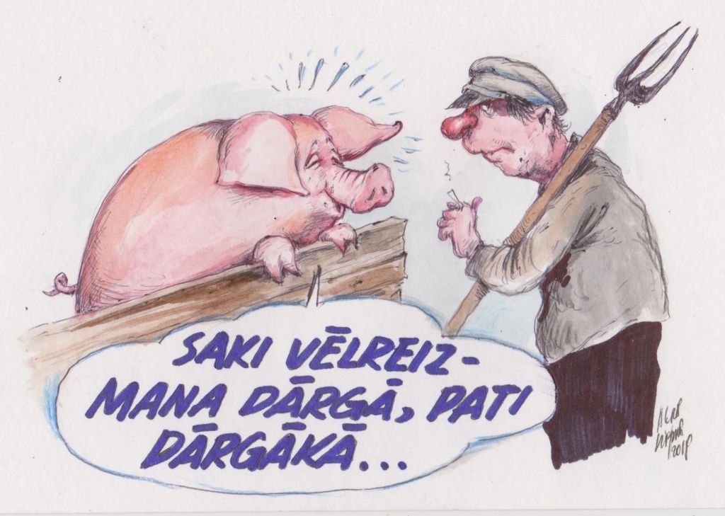 Karikatūra: Agris Liepiņš