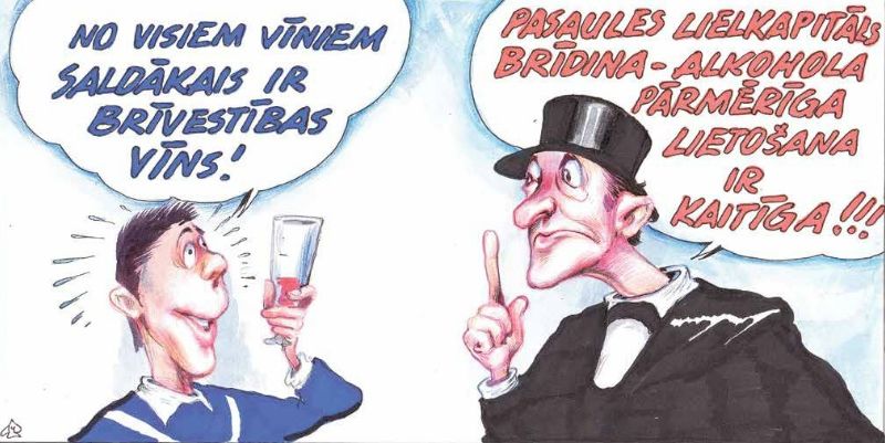 Db karikatūra: Skotijas balsojums - tikai pirmā puslaika rezultāts