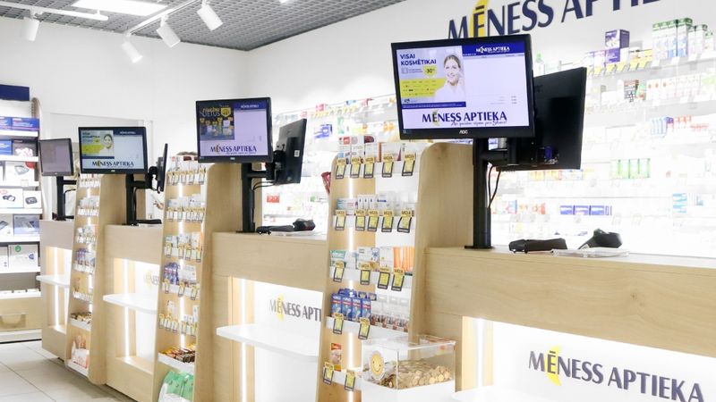 Mēness aptieku funkcionalitātes pilnveidē šogad investēts aptuveni miljons eiro