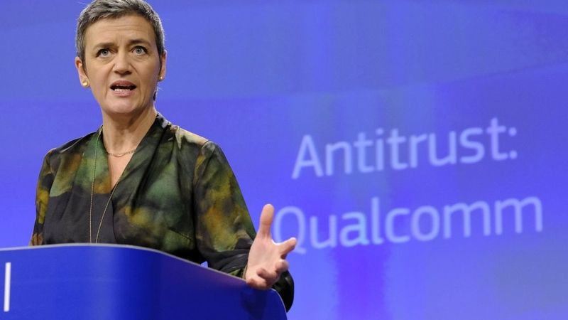 EK piemēro Qualcomm gandrīz miljarda eiro naudassodu par vienošanos ar Apple