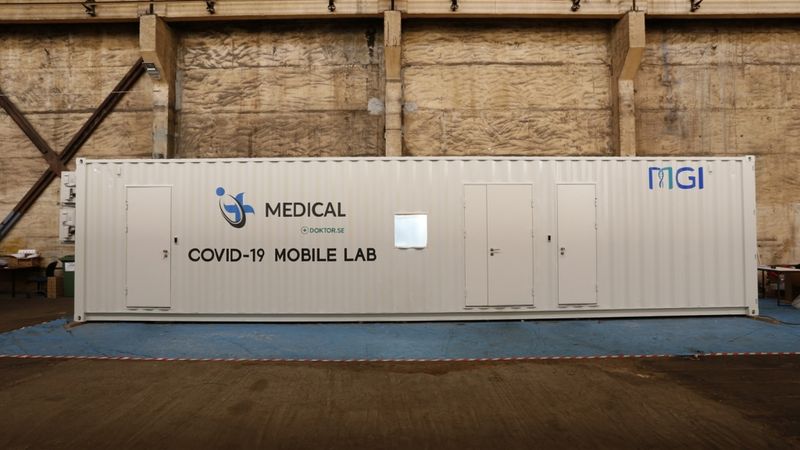 Uzsāk ražot pārvietojamas Covid-19 testēšanas laboratorijas