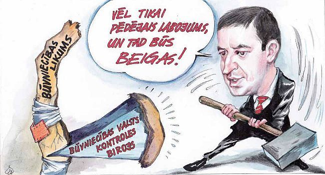 DB viedoklis: Māja vēl nav gatava, bet jau steidz piebūvi 