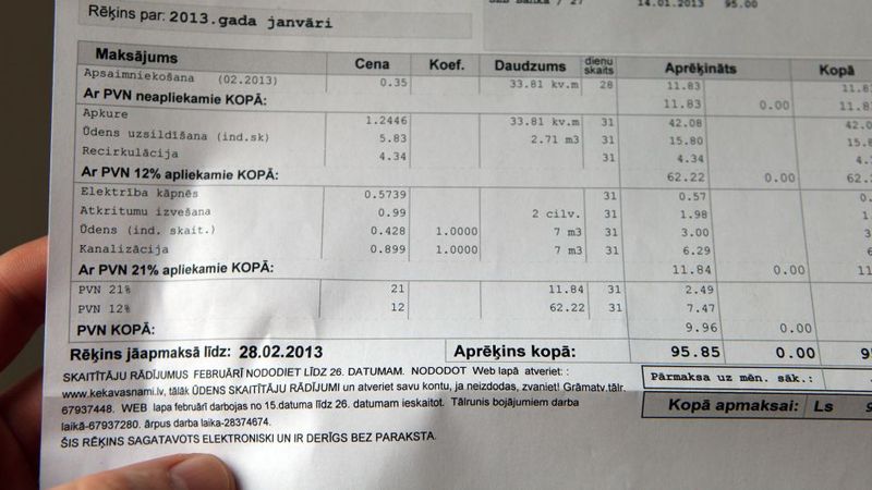 Rīdzinieki par siltumu parādā 5,5 miljonus eiro