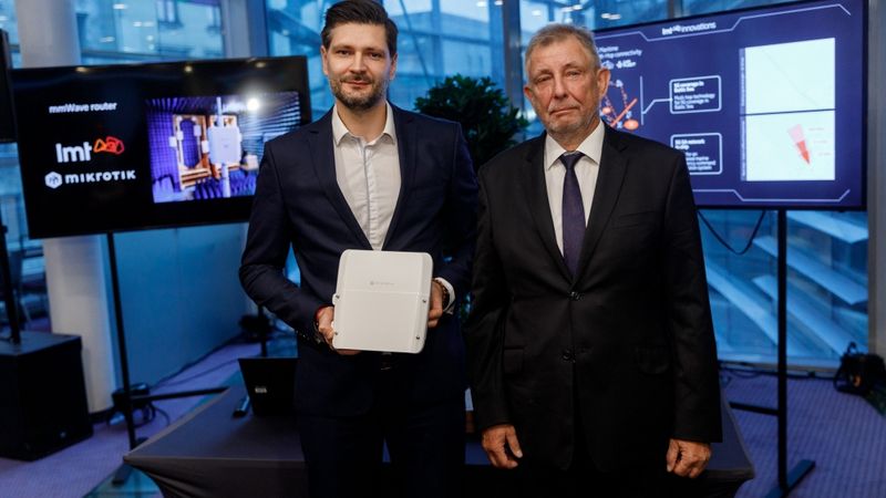 LMT un MikroTik demonstrē kopīgi radīto 5G lieljaudas rūteri