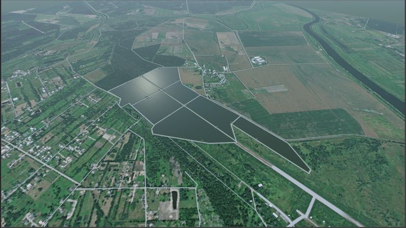 Saules paneļu parka izveidi Jelgavas bijušā lidlauka teritorijā sāks septembrī