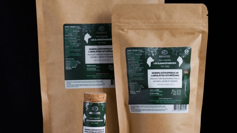 Manas garšas piedāvā arī produktus dzīvniekiem