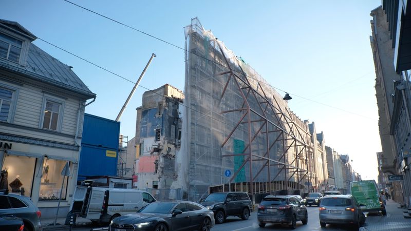 Pabeigta Jaunā Rīgas teātra jaunā apjoma pāļu iestrāde