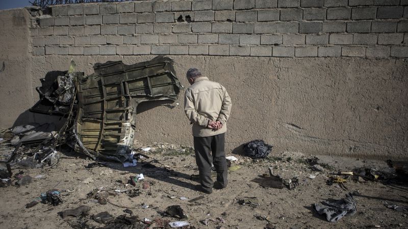 Irāna nenodos ASV avarējušās Ukrainas pasažieru lidmašīnas "melnās kastes"