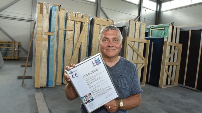 Jelgavā ražotās koka paneļu mājas marķēs ar CE zīmi