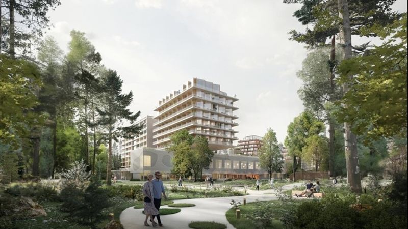 Jūrmalā pilnveidots bijušās viesnīcas Rīgas līcis teritorijas lokālplānojums