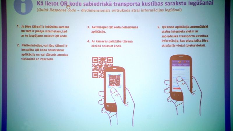 Rīgas satiksme piedāvās plānot maršrutus ar QR kodu palīdzību